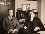 220px-C._H._Best_and_F._G._Banting_ca._1924